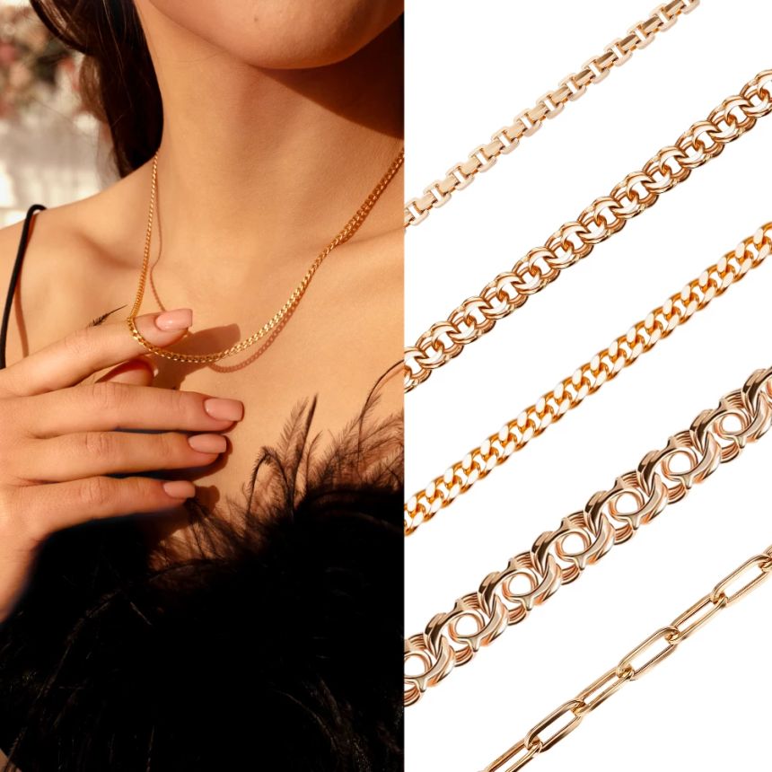 Види плетінь ланцюжків