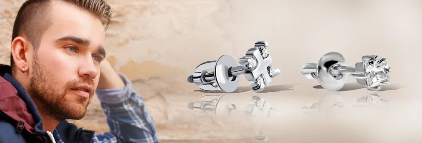 Чоловічі сережки