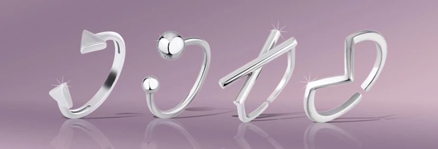 купити фалангові кільця, золоту каблучку, інтернет-магазин, ювелірні прикраси, золоті прикраси, Золота-Королева