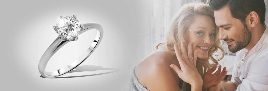 Обираємо правильно каблучку з діамантом 1 карат